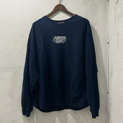 APHRODITE GANG 舐達麻 BUDSPOOL アフロディーテギャング ナメダルマ CLASSIC LOGO CREW NECK SWEAT SHIRT スウェット SIZEXL【表参道t】【メンズ】【中古】