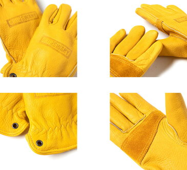 GRIP SWANY グリップスワニー グローブ レザー キャンプグローブ G-70 メンズ レディース 手袋 本革 牛革 革 カウレザー キャンプ アウトドア アメカジ バイク レザーグローブ ツーリング DIY 作業 工事 イエロー
