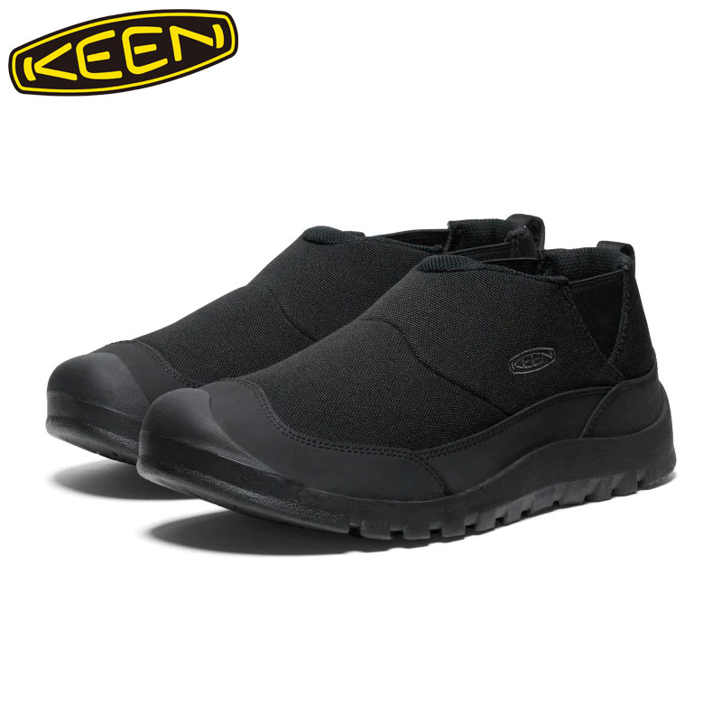 キーン KEEN フッドキャンプ エフアール スニーカー メンズ 難燃 HOODCAMP FR 1027985 ブーツ シューズ 靴 難燃キャンバス素材 黒 ブラック 26.5 27.5 28.5 アウトドア トレッキング 登山 キャンプ クライミング