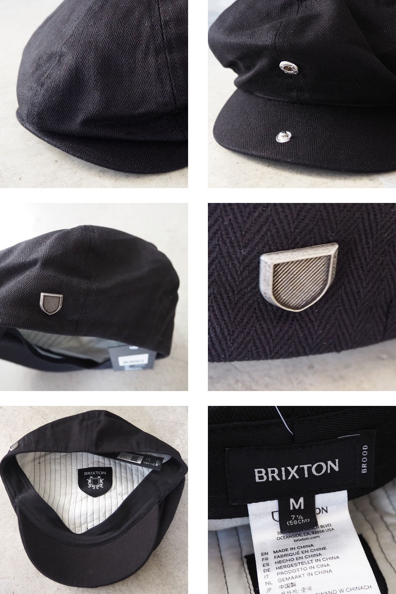 ブリクストン ハンチング BRIXTON ベレー帽 BROOD SNAP CAP 10770 メンズ キャップ...