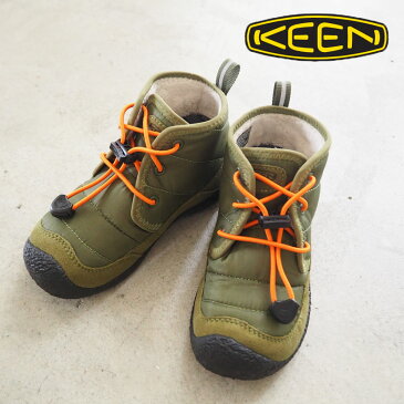 KEEN キーン キッズ ブーツ ハウザー ツー チャッカ ウォータープルーフ 1025518 ウインターブーツ 防水 靴 子供 シューズ ボア カジュアル おしゃれ 秋冬 冬 防寒 アウトドア 子供靴 男の子 女の子 17 18 19.5 正規品