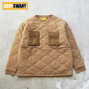 GRIP SWANY グリップスワニー キルティング トレーナー GEAR POCKET QUILT CREW 2.0 GSC-52 メンズ 中綿 スウェット ギアキルトクルー レディース ギアポケット キルト クルー キャンプ アウトドア プルオーバー キャンパー 黒 コヨーテ オリーブ