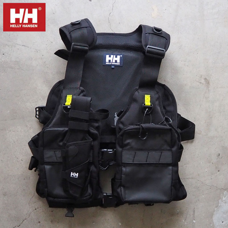 HELLY HANSEN ヘリーハンセン フィッシングベスト HH アングラー フローティングベスト HG12302 メンズ レディース ベスト 釣り フィッシング キャンプ アウトドア 釣り用 Angler Floating Vest 黒 ブラック