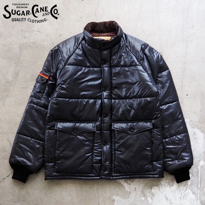 MISTER FREEDOM × SUGAR CANE シュガーケーン ジャケット MFSC HOOPER NYLON JACKET SC15201 ミスターフリーダム メンズ 中綿 コラボ アメカジ 黒 ブラック 日本製 ナイロンキルト ロデオ ナイロンジャケット ヴィンテージ 中綿ジャケット コート おしゃれ