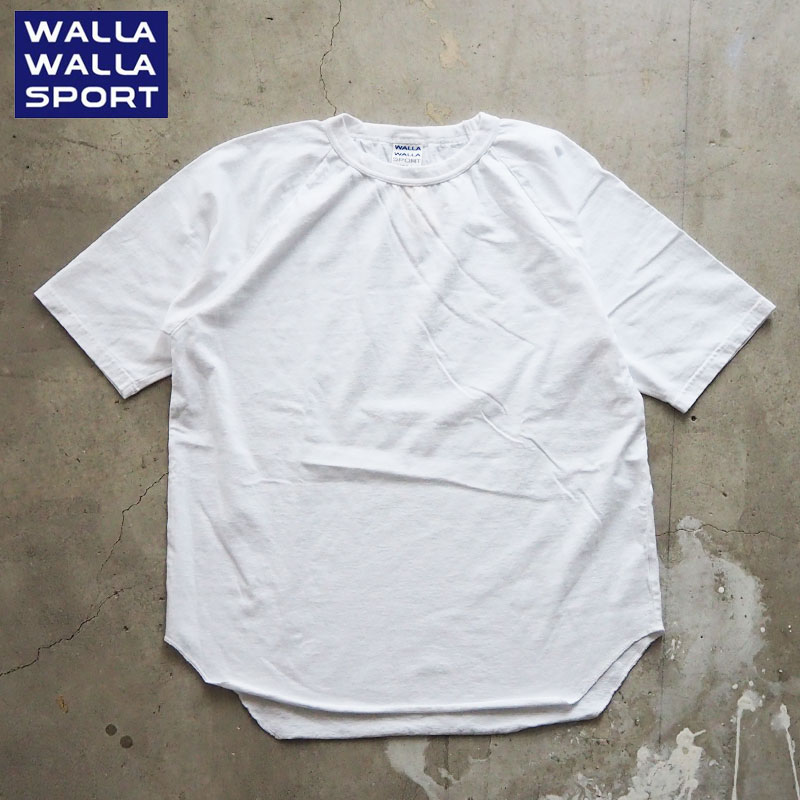 WALLA WALLA SPORT ワラワラスポーツ Tシャツ 五分袖 ベースボールTシャツ 1/2 LOOSE BASEBALL TEE WW030180-SR メンズ レディース 半..