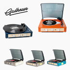 ガドハウス レコードプレーヤー Gadhouse ブラッド レトロ レコード プレーヤー GAD001 ターンテーブル オーディオ オールインワン スピーカー内蔵 ステレオスピーカー 78回転対応 SP版対応 ベルトドライブ RCA出力 Bluetooth入力 3.5mmAUX入力