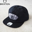 ブリクストン キャップ BRIXTON STATION NP HP SNPK 11701 メンズ レディース 帽子 ぼうし cap スナップバック サイズ調節可能 ストリート バイカー アメカジ ブラック 黒