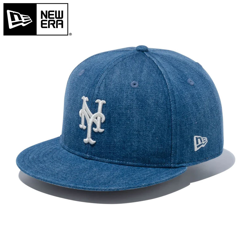 NEWERA ニューエラ キャップ デニム 9FIFTY Denim ニューヨーク・メッツ 14109647 メンズ レディース ぼうし 帽子 サイズ調節可能 ベースボールキャップ アジャスタブル ロゴ ハット ニューエラキャップ メッツ NY ストリートのサムネイル