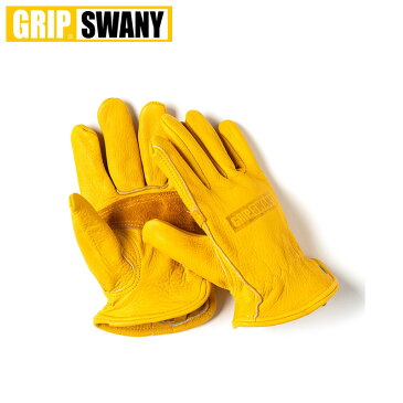 GRIP SWANY グリップスワニー グローブ レザー キャンプグローブ G-70 メンズ レディース 手袋 本革 牛革 革 カウレザー キャンプ アウトドア アメカジ バイク レザーグローブ ツーリング DIY 作業 工事 イエロー