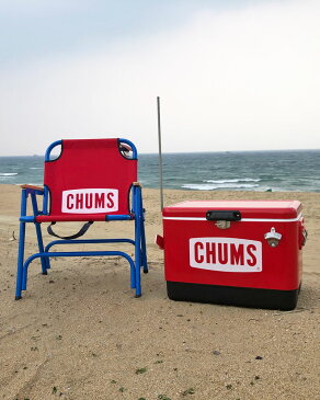 CHUMS チャムス BACK WITH CHAIR バック ウィズ チェア CH62-1329 椅子 ベンチ チェアー ローチェア 折りたたみチェア アウトドアチェア 折りたたみ 折り畳み キャンプ アウトドア BBQ バーベキュー 海水浴 レジャー 屋外 レッド おしゃれ