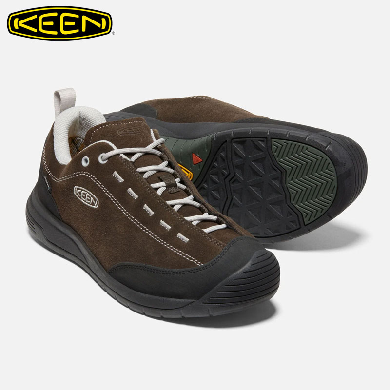 キーン ジャスパー 2 ツー メンズ KEEN JASPER WP 1025462 スニーカー シューズ 靴 ウォータープルーフ 防水 防水スニーカー ローカット ロー マルチ 27 28 29 ジャスパー2 MULCH VAPOR アウトドア 登山 ウォーキング 軽量 キャンプ ブラウン