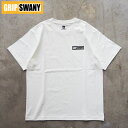 GRIP SWANY グリップスワニー Tシャツ 半袖 メンズ BOX LOGO TEE GSC-71 ボックスロゴ プリント カモフラ カモ柄 迷彩 キャンプ アウトドア キャンプTシャツ 半袖Tシャツ クルーネック 白 黒 バックプリント メール便
