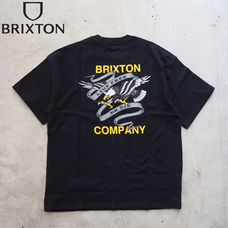 Rakuten - ブリクストン Tシャツ BRIXTON メンズLIVE FREE HW 17258 半袖 半袖Tシャツ オーバーサイズ プリント グラフィック ストリート バイカー サーフ アメカジ おしゃれ メール便