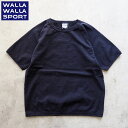ワラワラスポーツ Tシャツ WALLA WALLA SPORT ラグラン リブ ルーズTシャツ WW040061-SR メンズ レディース 半袖 日本製 USAコットン ..