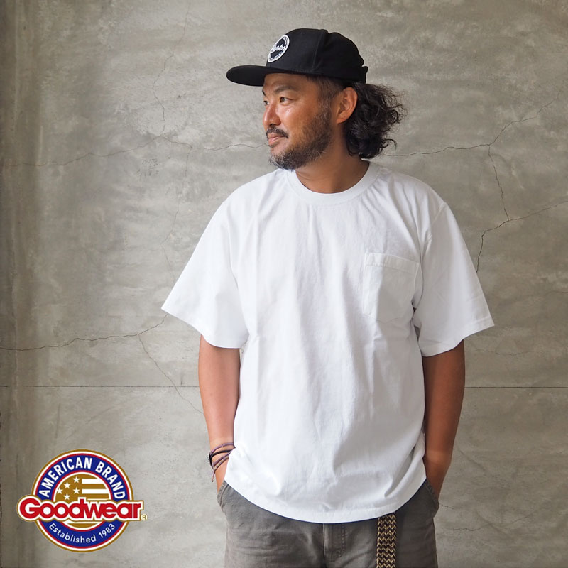 GOODWEAR gdw-ssv-000100 Tシャツ USA製 ポケットTシャツ GDW-SSV-000100 メンズ レディース 半袖 半袖Tシャツ ポケット アメリカ製 米国 ポケT ヘビーウエイト 肉厚 アメカジ ワーク ミリタリー シンプル 無地 おしゃれ