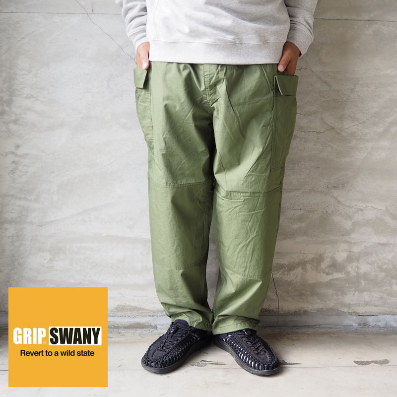 GRIP SWANY グリップスワニー ブッシュパンツ BUSH PANTS ブッシュ パンツ GSP-73 メンズ レディース 撥水加工 撥水 キャンプ アウトドア キャンパー キャンプパンツ アウトドアパンツ キャンプパンツ アウトドアパンツ 黒 オリーブ