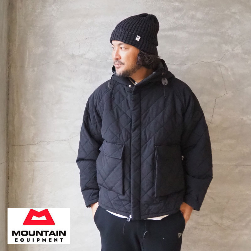 MOUNTAIN EQUIPMENT マウンテンイクイップメント キルティング ジャケット QUILTED WADING JACKET 427143 メンズ レディース キルティングジャケット フィッシングジャケット キルト コート 撥水 アウトドア キャンプ フィッシング 無地 シンプル おしゃれ 黒