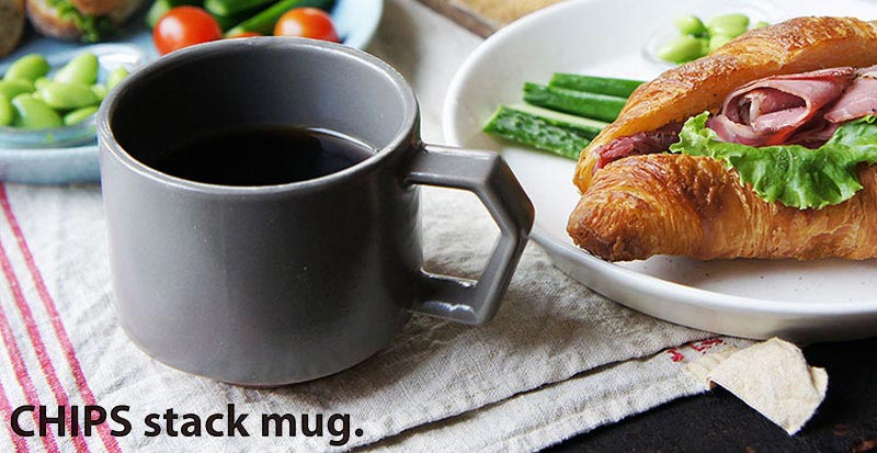 CHIPS チップス CHIPS STACK MUG CHIPS-STACKMUG マグ マグカップ カップ コップ 美濃焼 280ml おしゃれ プレゼント ギフト 食器 シンプル コーヒーマグ コーヒーカップ スタッキング