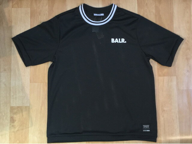 【送料無料】2020春夏 メンズ『BALR.(ボーラー)』半袖メッシュ ルーズTシャツ【ブラック/ホワイト】探し求めていたスポーツラグジュアリーブランド！透け感のあるルーズな着こなしが楽しめる！★B10125/BALR. mesh loose t-shirt