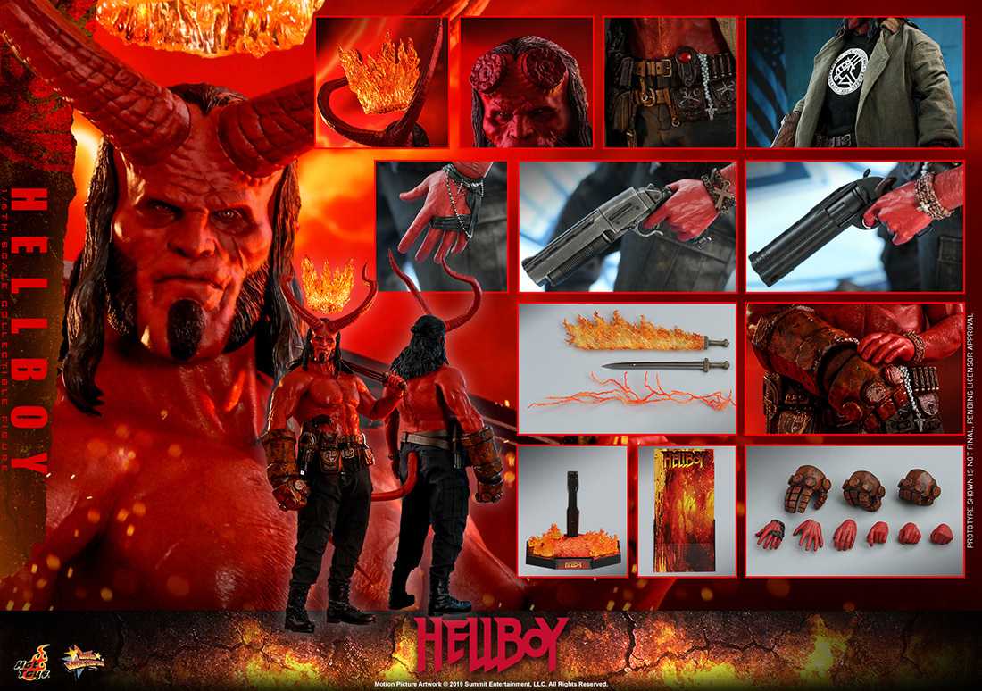 「新品 在庫」ホットトイズMMS527 ヘルボーイ2019 ヘルボーイ Hellboy 1/6 フィギュア