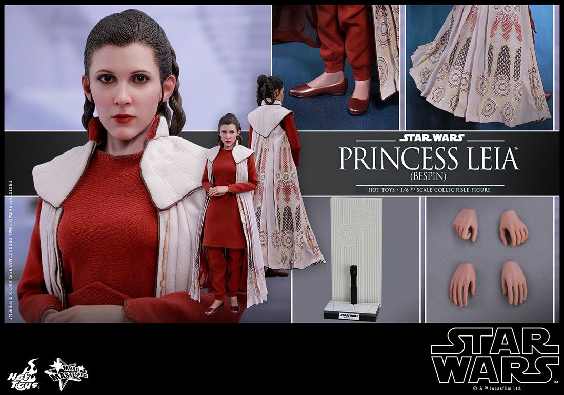 「新品・在庫」Hottoys ホットトイズ　MMS508 『スター・ウォーズ　エピソード5／帝国の逆襲』 プリンセス・レイア（ベスピン版 1／6スケールフィギュア　Star wars Princess Leia (Bespin Outfit Version)