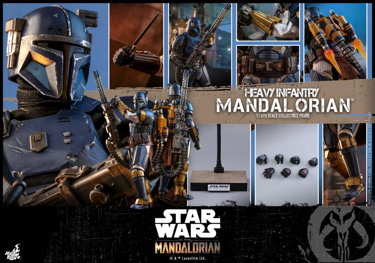 「新品 在庫」Hottoys ホットトイズ TMS010『マンダロリアン』重歩兵マンダロリアン 1/6 スケールフィギュア The Mandalorian - Heavy Infantry Mandalorian