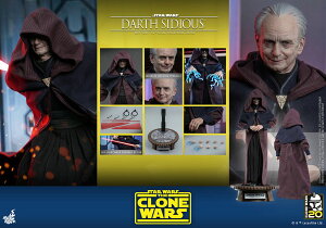 「新品・在庫」ホットトイズ TMS102 『スター・ウォーズ:クローン・ウォーズ』 ダース・シディアス Star Wars: The Clone Wars Darth Sidious 1/6 フィギュア