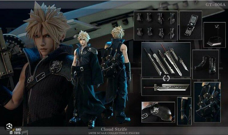 「新品 在庫」GAMETOYS GT-006A Cloud（通常版）1/6フィギュア