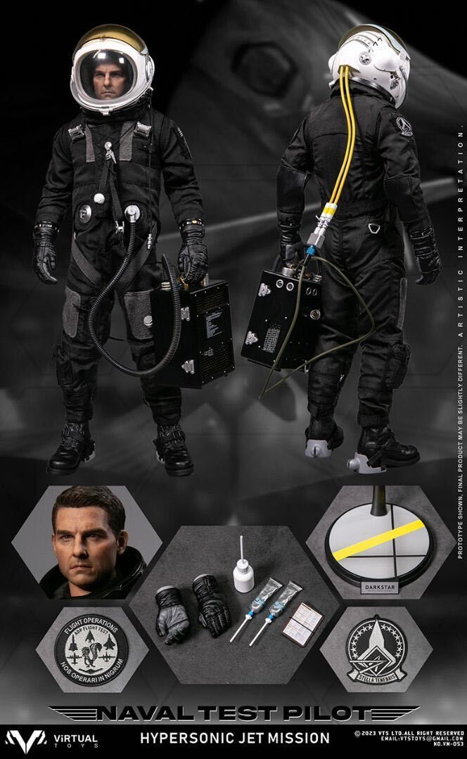 MR.FIGURE x 90 トム・クルーズ トップガン 1/12 フィギュア MR.FIGURE x 90 トム・クルーズ トップガン 1/12 フィギュア