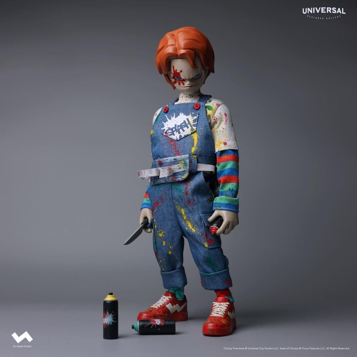 「新品・在庫」JTスタジオx Universal Pictures チャッキー Chucky 1/6 フィギュア