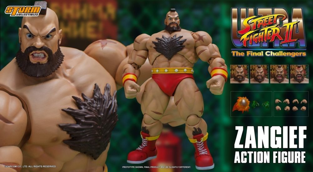 「新品・在庫」Storm Collectibles ULTRA STREET FIGHTER II THE FINAL CHALLENGERS - ZANGIEF ストリートファイターII ザ・ファイナルチャレンジャーズ ザンギエフ 1/12 アクションフィギュア