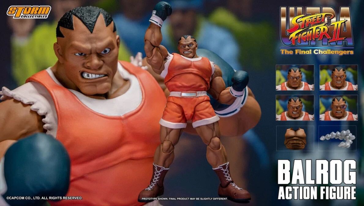 「新品 在庫」Storm Collectibles Street Fighters BALROG M.BISON マイク バイソン 1/12フィギュア 限定版