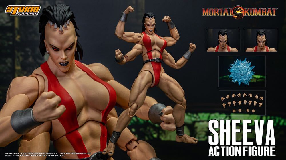 「新品 在庫」Storm Collectibles MORTAL KOMBAT 1/12 SCALE ACTION FIGURE SHEEVA モータルコンバット アクションフィギュア シーヴァ 1/12 フィギュア