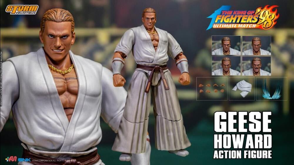 「新品 在庫」Storm Collectibles THE KING OF FIGHTERS ’98 ULTIMATE MATCH GEESE HOWARD ACTION FIGURE ザ キング オブ ファイターズ 039 98 アルティメットマッチ アクションフィギュア ギース ハワード BBICN 1/12 フィギュア