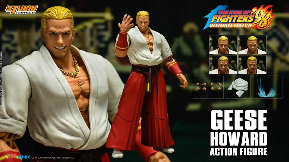 「新品 在庫」Storm Collectibles THE KING OF FIGHTERS ’98 ULTIMATE MATCH GEESE HOWARD ACTION FIGURE ザ キング オブ ファイターズ 039 98 アルティメットマッチ アクションフィギュア ギース ハワード 1/12 フィギュア