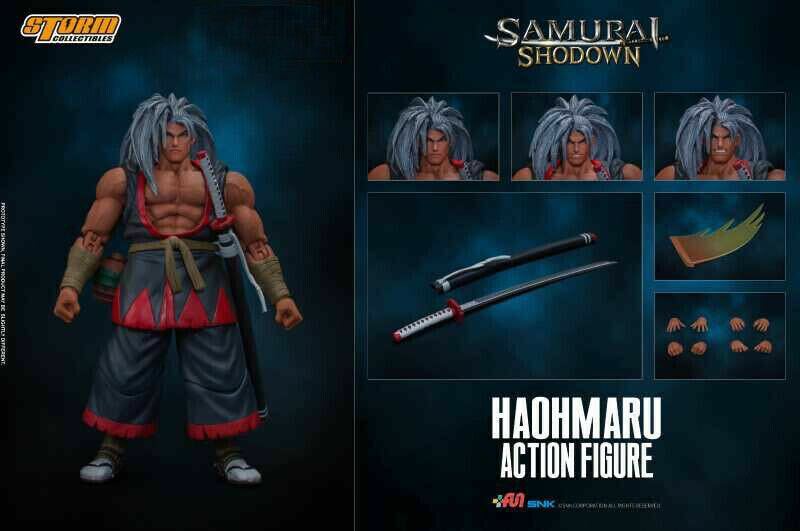 「新品・在庫」Storm Collectibles サムライスピリッツ 天下一剣客伝 アクションフィギュア 覇王丸 SAMURAI SHODOWN VI - Haohmaru 1/12 ACTION FIGURE Falcon ver