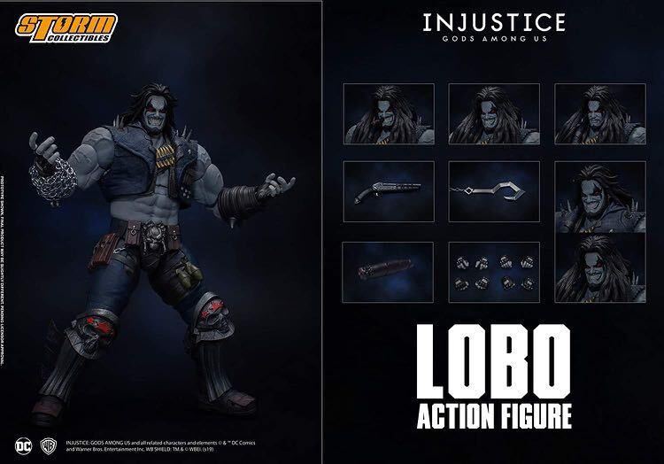 「新品 在庫」Storm Collectibles INJUSTICE: GODS AMONG US Lobo インジャスティス：神々の激突 ロボ 1/12 フィギュア