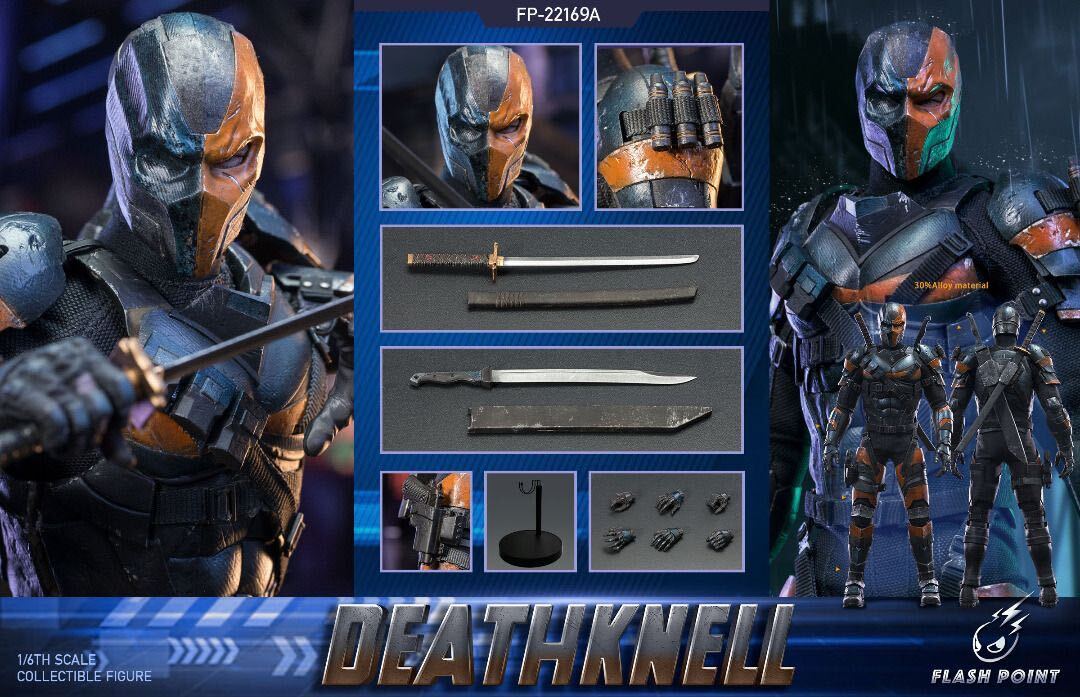 「新品・在庫」Flash Point Studio FP-22169A アーカム Deathknell 1/6 デスストローク Batman Arkham Deathstroke フィギュア