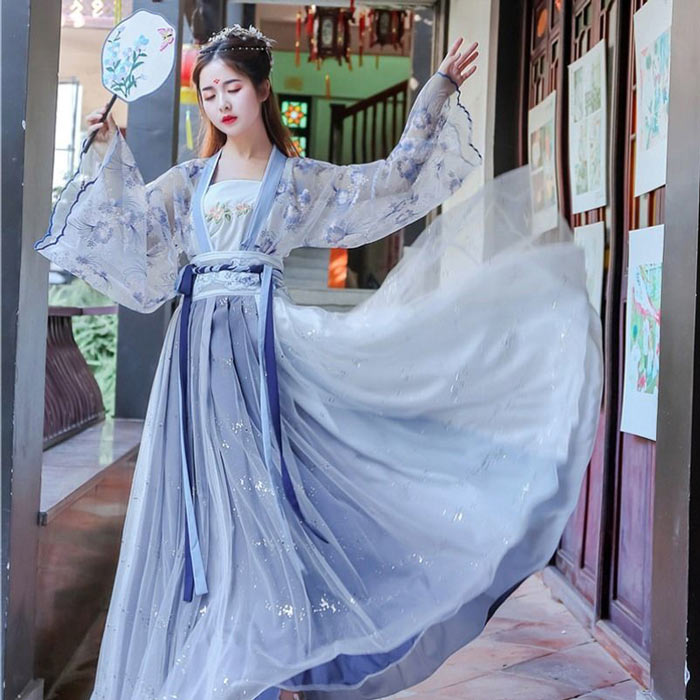 乐天商城 - 漢服 中華古代服 コスプレ衣装 中華風 中華古代ドレス キラキラ 刺繍 チャイナドレス チャイナ風 中華コスプレ 仮装 衣装 イベント ステ 写真撮影衣装 二次元宮廷唐時代衣装 学園祭