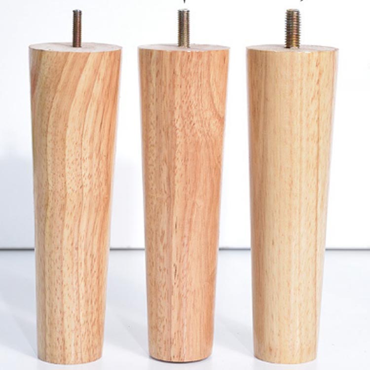 交換 4本セット 交換用木製脚 テーブル脚 20cm〜40cm ソファー脚 パーツ テーブル ベッド脚 オットマン 脚上げ 継脚 木製足 木製脚 家具脚 [3]
