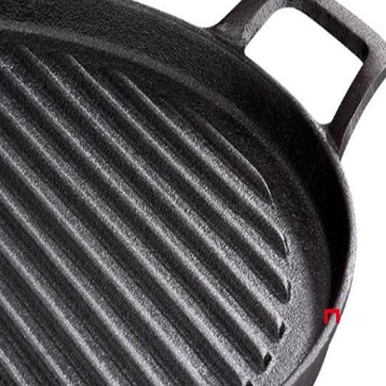 焼肉プレート 鉄器 IH対応 直火 鉄板 南部鉄器 プレート 岩鋳 グリルパン 丸 24cm ...