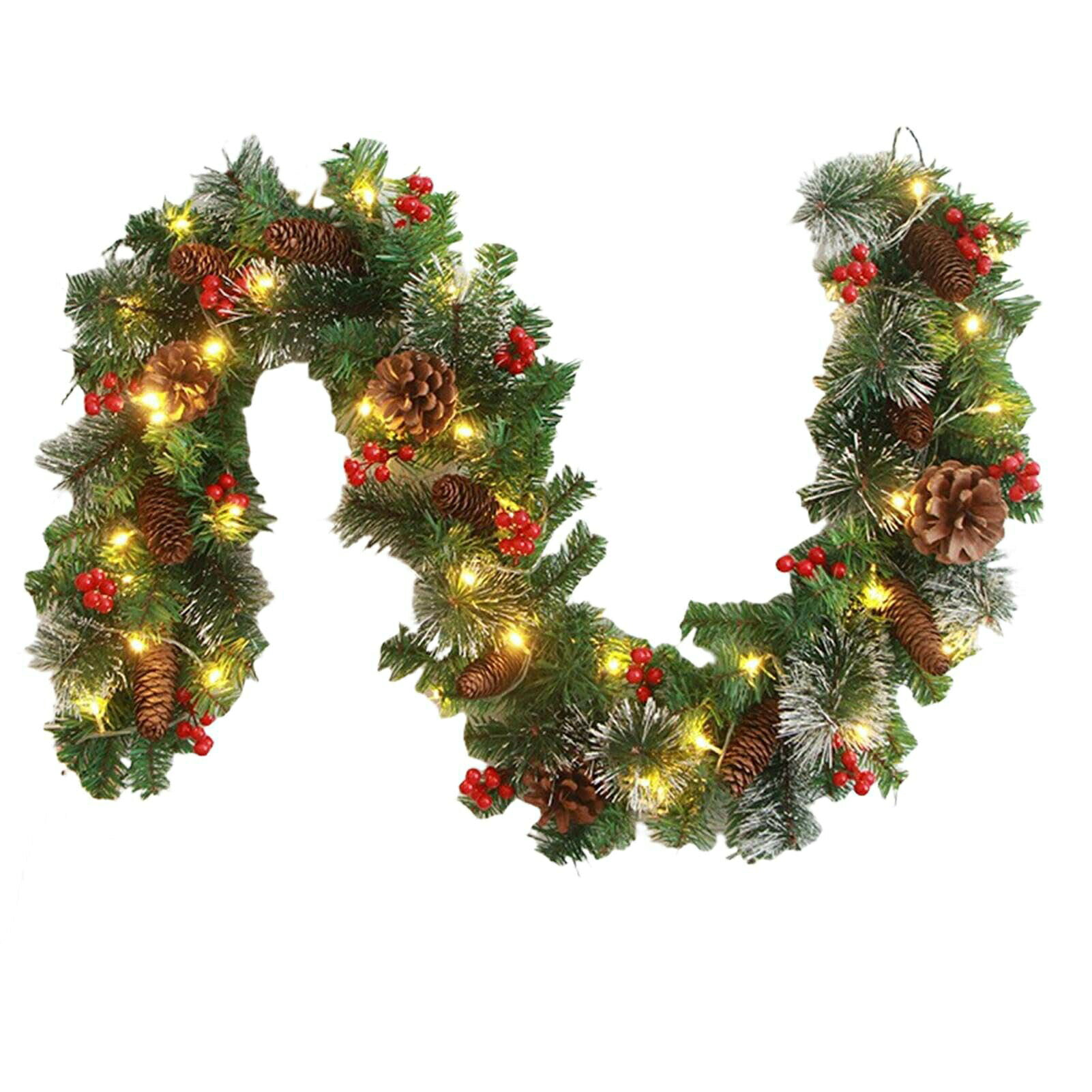 ライト付きクリスマス ガーランド、LED クリスマス ガーランド電池式 プリリットクリスマスガーランドを使って、自然 美しさを屋内に取り入れましょう 暖炉、手すり、出入り口、テーブルに最適です セットアップが簡単で電池式な で手間もかかりません仕様:製品名: ライト付きクリスマスガーランド材質: 木材+PVC製品サイズ:約1.8センチメートル/0.71インチ約2.7センチメートル/1.06インチLEDライト 数:1.8m用30個 2.7m用 50本入適用電池:単三電池3本(別売り)包装内容明細書:1 xライト付きクリスマスガーランド1 xライト 列注:1. モニターや照明効果 違いにより、商品 実際 色は写真に表示されている色と多少異なる場合があります2.手動測定によるわずかな測定誤差はご容赦くださいお祭りの雰囲気を強化:明るい赤いベリー、鮮やかな緑、天然の松ぼっくりで飾られたガーランドでご自宅のクリスマスの雰囲気をアップグレードし、屋外を取り入れて居心地の良い休日の雰囲気を演出します。30/50 LEDライト:30/50のウォームホワイトLEDライトを備えたライト付きクリスマスガーランドは、お祭りシーズンを照らします。 50 個のライトを備えた 2.7 メートルのガーランドと 30 個のライトを備えた 1.8 メートルのガーランドは電池式で、どこにでも簡単に設置でき、快適な輝きを生み出し、ホリデーの雰囲気を高めます。多用途な装飾:ライト付きのクリスマスガーランドでお好みに合わせてホリデーデコレーションをカスタマイズできます。形を変えやすいデザインなので、暖炉から手すり、出入り口やテーブルに至るまで、あらゆる屋内スペースに完璧に追加でき、どんな環境でもお祭り気分を確実に演出します。セットアップが簡単:このクリスマスガーランドにはLEDライトが装備されており、単三電池3本で駆動されるため、電源プラグを心配する必要はありません。電池は含まれていないため、シンプルなオン/オフボタンで簡単に設置できます。再利用可能でリアル:精巧な仕上がりと高品質で丈夫な素材を使用したこのライト付きクリスマスガーランドは再利用可能なデザインで、毎年再利用できます。ライト付きクリスマス ガーランド、LED クリスマス ガーランドLEDライト付きクリスマス ガーランド 1.8メートル 2.7m
