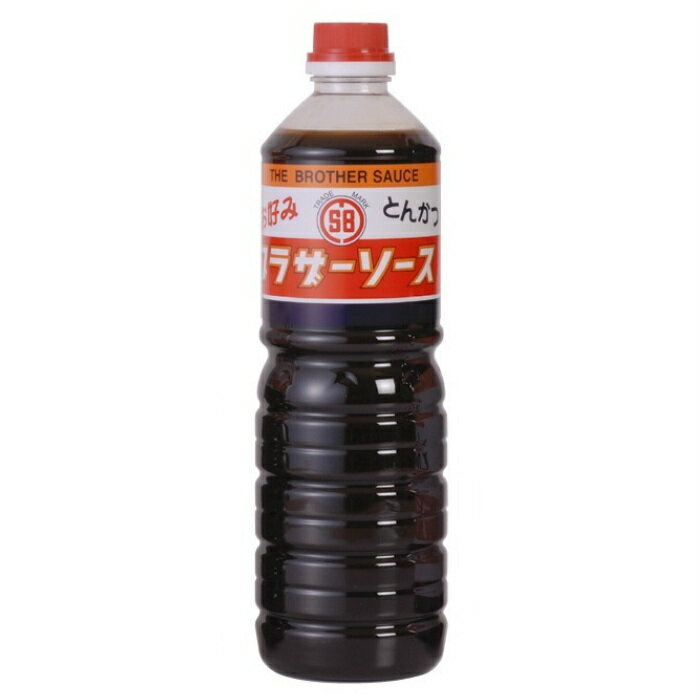 ブラザー とんかつ ソース 1リットル ペットボトル 森彌食品工業 トンカツソース 洋風調味料 美味しい ソース お土産 神戸 地ソース 本場 コナモン 関西 お弁当 お好み焼き たこ焼き 1