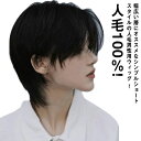 人毛100%! フルウィッグ ウイッグ メンズ 男性 かつら 自然 ビジネス用 人毛 ナチュラル ショート カツラ 黒髪 短髪 医療用 白髪隠し ボリュームアッ...