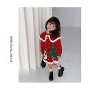クリスマス ワンピース 子供服 女の子 秋 冬 子ども服 ニット ワンピース セーター キッズ 長袖 ドレス 可愛い ピアノ 発表会 かわいい