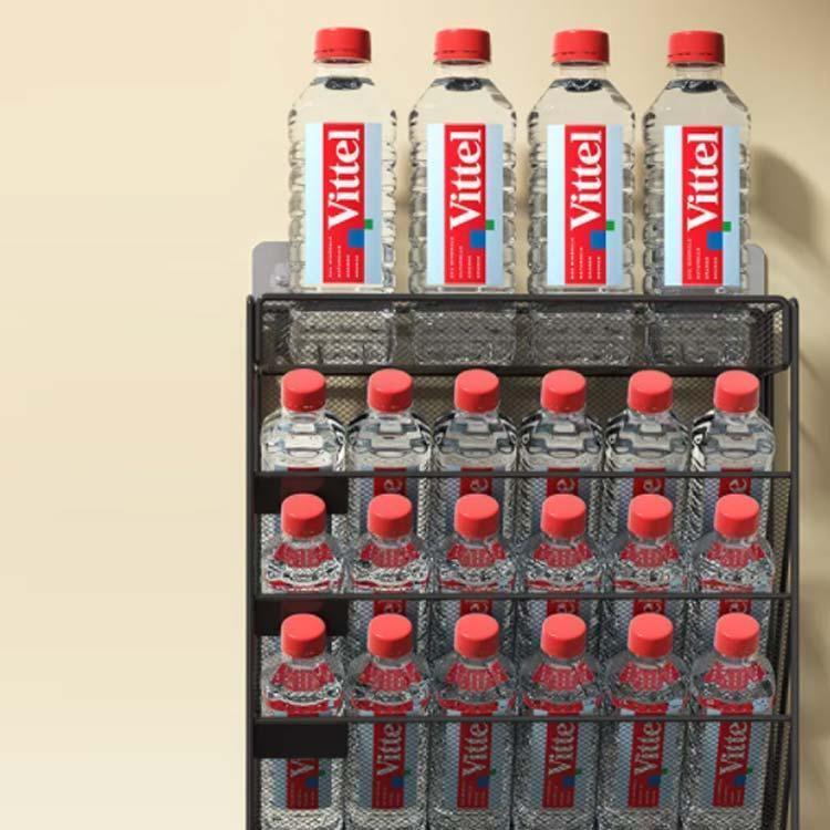 4段 5段 6段 卓上収納ラック 壁掛け ファイルラック 書類トレー メッシュメタル レタートレイ 多機能 掛けフック付き 新聞/雑誌/A4ファ 2