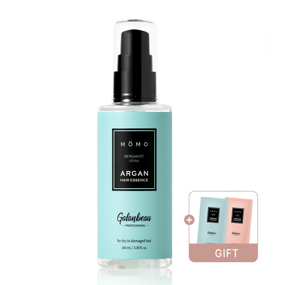 [gift 贈呈] [Galanbeau 公式] ガランビュー MOMO モモアルガンヘアエッセンス 1個(Bergamot Citrus香り)100ml サラサラセラム ヘアオイル/プロテインエッセンス/パフュームヘアエッセンス/ 水分ヘアオイル/ パーフェクトセラムのサムネイル