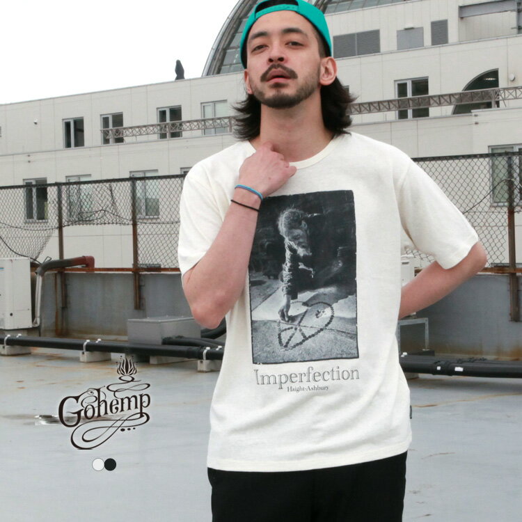 ゴーヘンプ GO HEMP gohemp トップス Tシャツ "IMPERFECTION"BY KITAMURA