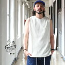 ゴーヘンプ GO HEMP gohemp トップス タンクトップ CREW PK TANK TOP / H/C MINI WAFFLE 2023SS