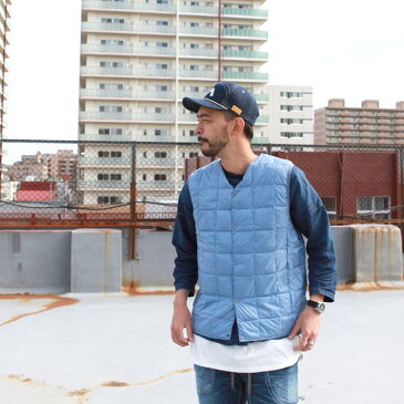 TAION タイオン ダウン インナーダウン ダウンベスト V NECK BUTTON DOWN VEST